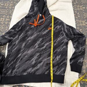 Nike Pullover Hoodie Gray Black Camo Mens Sz L